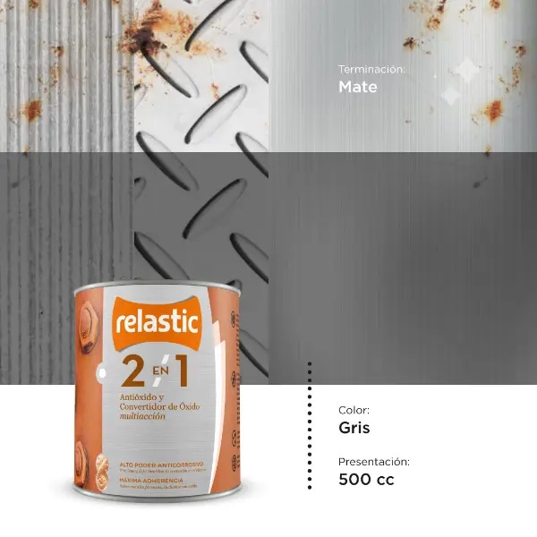 [21G05] 2 en 1 Convertidor y Antioxido (Gris, 0.5 Litro)