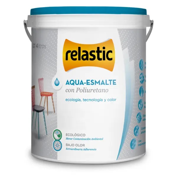 [RAED4] Aqua Esmalte al Agua con Poliuretano (Base D, 4 Litros)