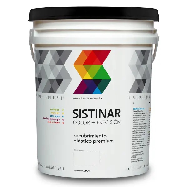 [SPT20] Base Elástica Premium Sistinar (Blanco, 20 Litros, Mate)