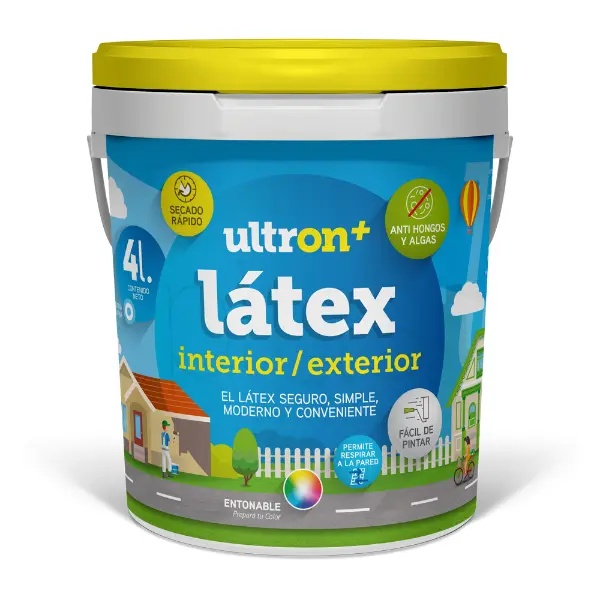 [UL4] Ultron Latex Interior Exterior (4 Litros)